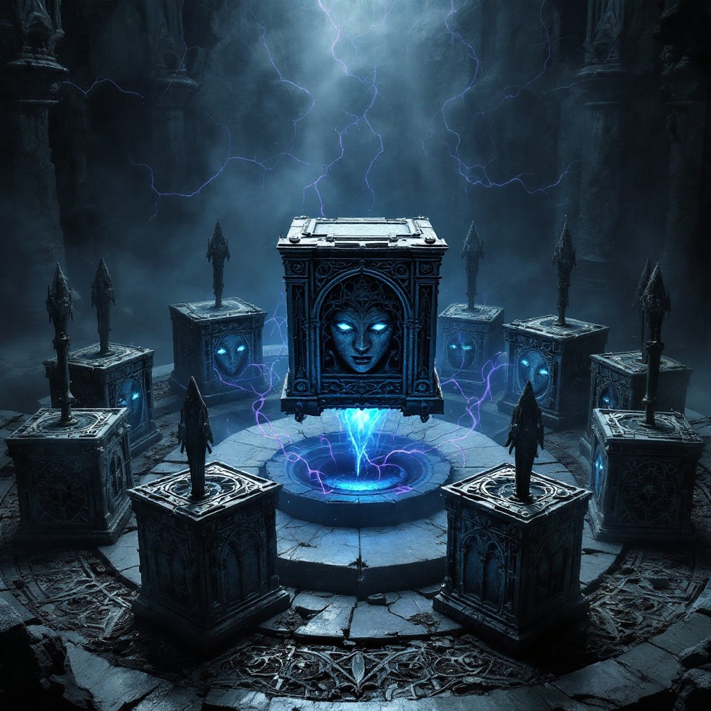 Download Gothic Cube Ritual Image - Gothic, Cube, Ritual | StockCake