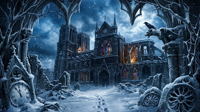 Gothic Cold Free Frozen Gothic Cathedral Image - Cathedral, Gothic, Winter ...