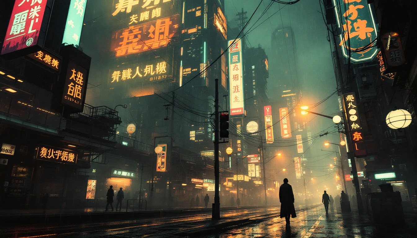 Free Neon Dystopian Streets Image - Cyberpunk, Neon, Dystopian ...