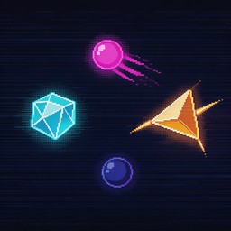 Free Neon Pixel Dreams Image - Pixel, Neon, Geometric | Download at ...