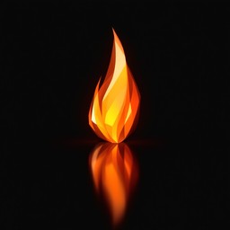 Free Geometric Flame Reflection Image - Flame, Geometric, Reflection ...