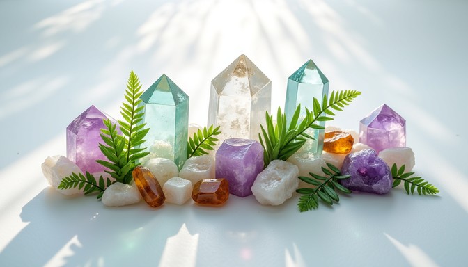 Download Crystal Botanical Harmony Image - Crystals, Amethyst, Quartz ...