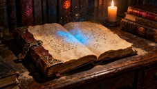 Free Ancient Spellbook Glows Photo - Spellbook, Magic, Runes | Download ...