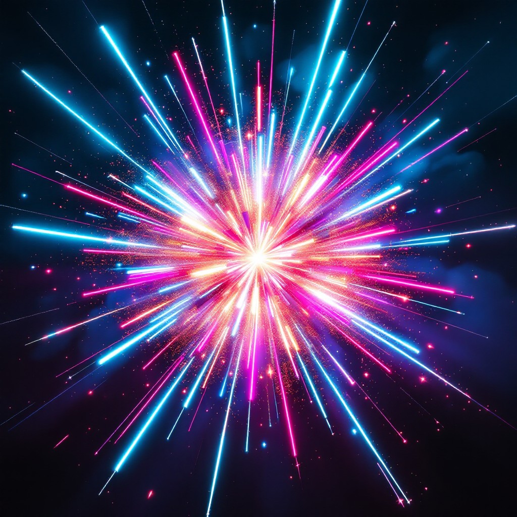 Neon Explotion Puff Free Neon Starburst Explosion Image - Cyberpunk, Neon, Explosion ...