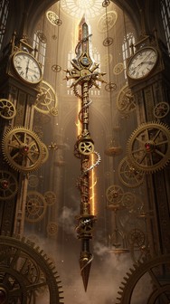 Free Legendary Clockwork Spear Image - Steampunk, Clockwork, Spear ...