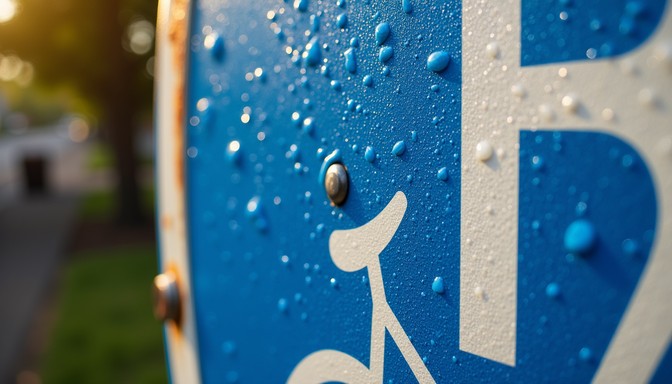 Free Fallen Cycle Sign Image - Autumn, Leaves, Wet | Download at StockCake