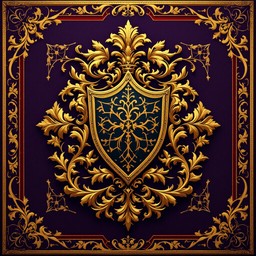 Free Royal Golden Shield Image - Heraldic, Medieval, Golden | Download ...