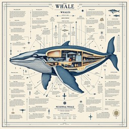 Whale Reference Free Whale Anatomy Diagram Image - Whale, Anatomy, Scientific ...