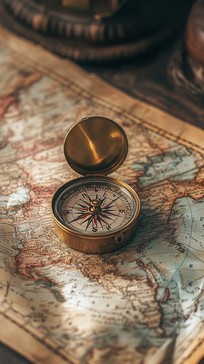 Free Antique compass navigation Image - Antique, Compass, Map ...