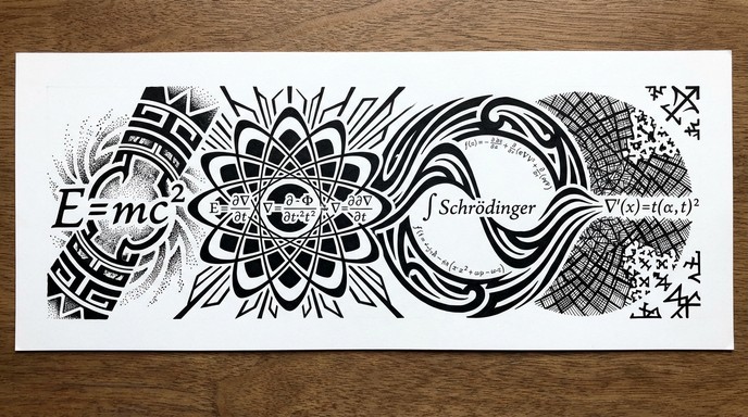 Free Equations Become Art Image - Blackwork, Tattoo, Physics | Download ...