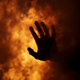 Fire Hand Stock Image Free Silhouetted Hand Fire Image - Hand, Fire, Silhouette | Download at ...