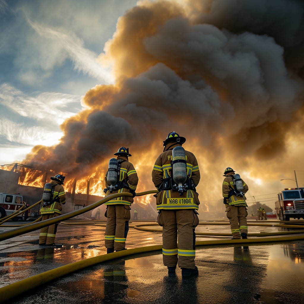 Free Brave Firefighters Working Image - Firefighters, Fire, Smoke ...