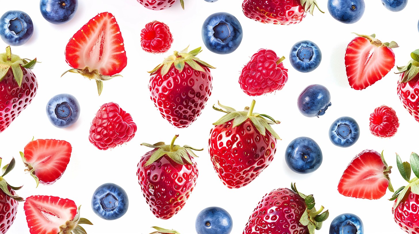 Free Colorful berry assortment Photo - Strawberries, Blueberries ...
