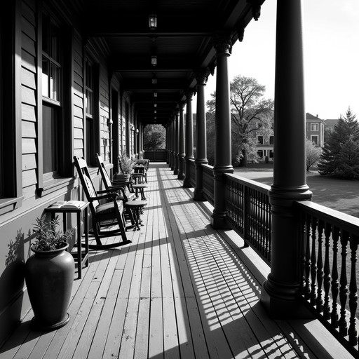 Veranda Shadow Free Sunlit Porch Shadows Image - Veranda, Porch, Monochrome | Download ...