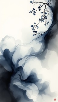 Flow With Ink Free Flowing Ink Dance Image - Ink, Minimal, Zen | Download at StockCake