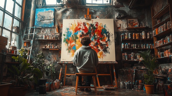 Free Artist Creating Art Image - Artist, Studio, Painting | Download at ...