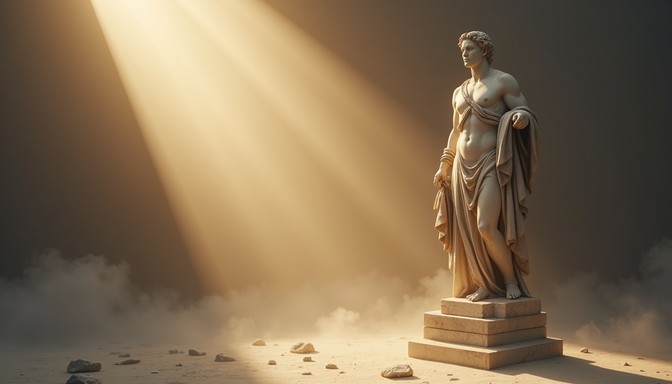 Statue Rays Free Illuminated Classical Statue Image - Marble, Statue, Renaissance ...