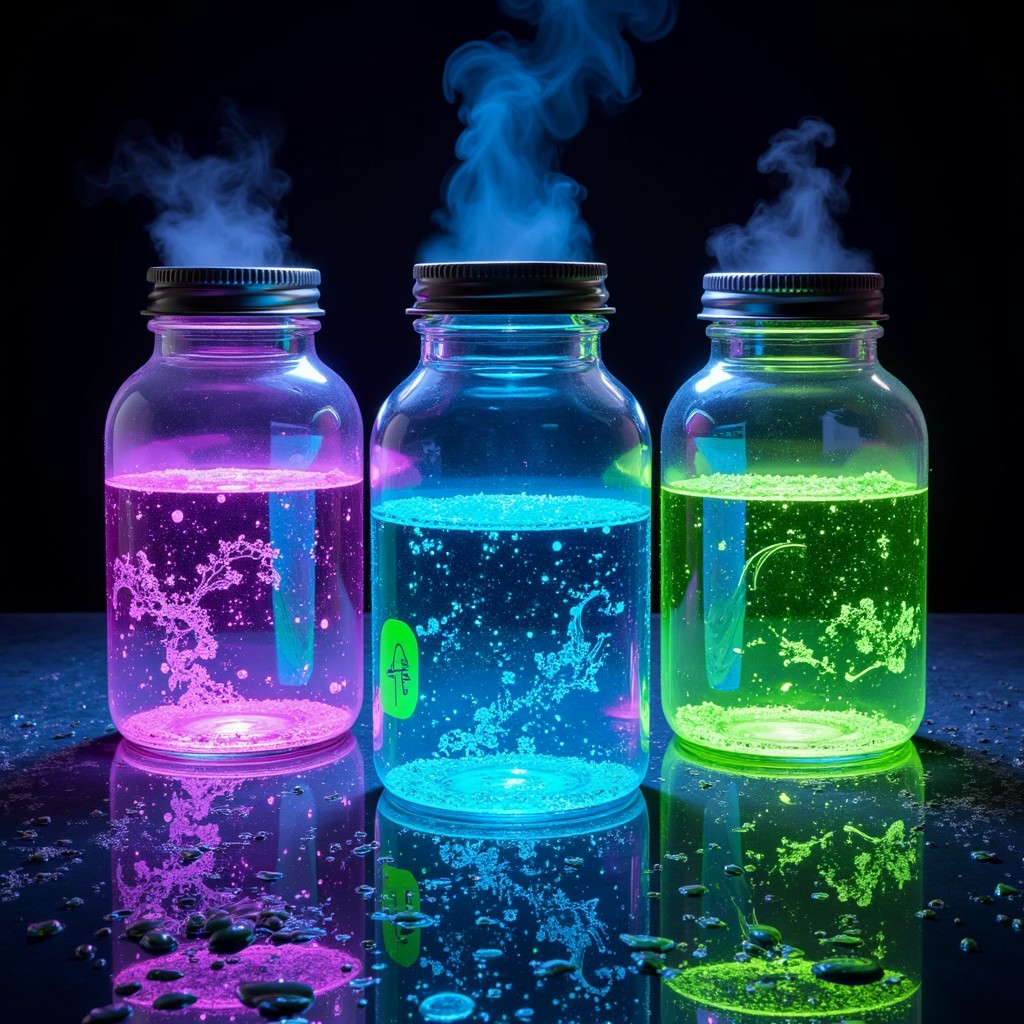 Free Neon Potion Trio Image - Neon, Glowing, Bottles | Download at ...