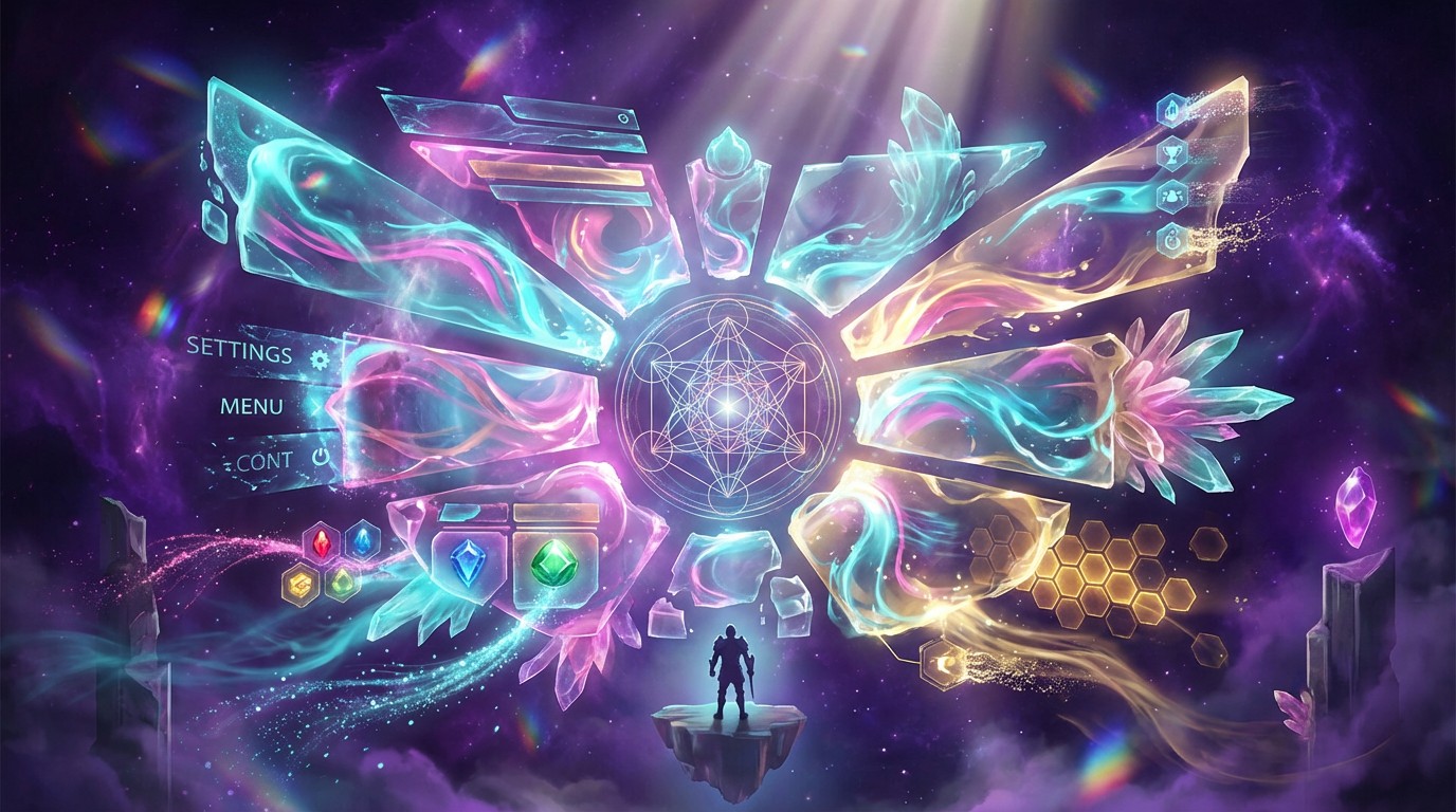 Free Cosmic Menu Interface Image - Holographic, Interface, Cosmic ...