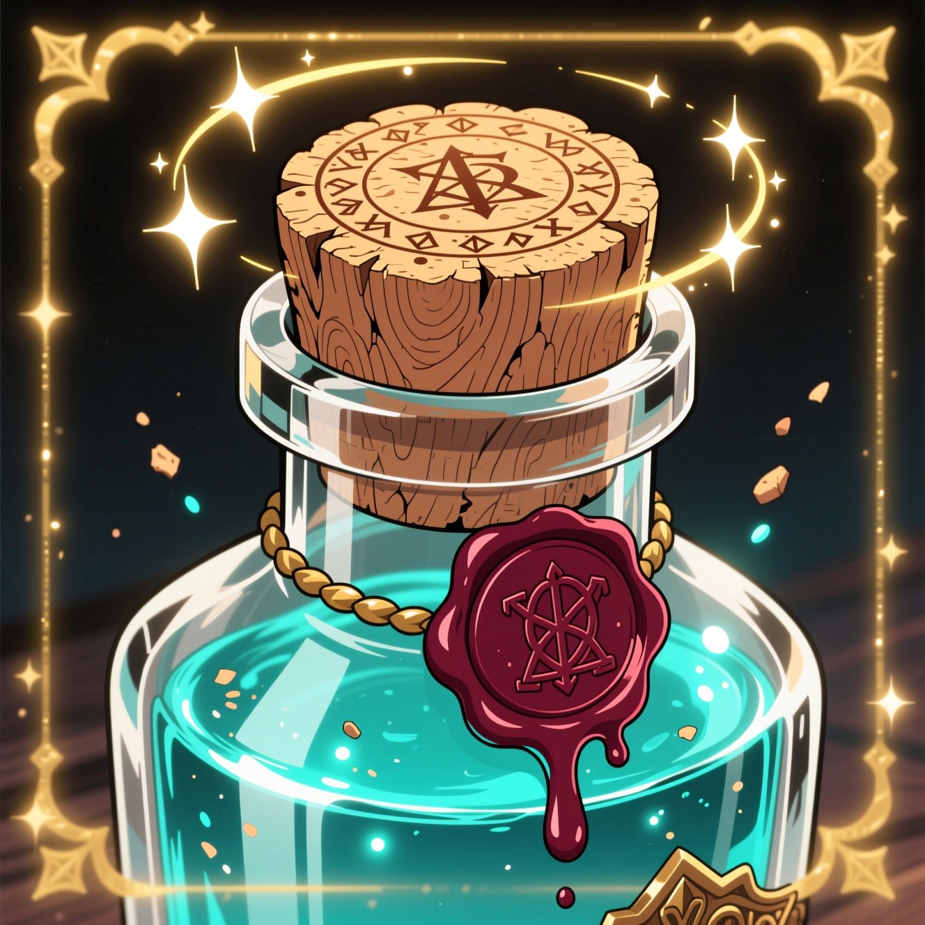 Free Mystical Potion Bottle Photo - Potion, Magical, Teal | Download at ...
