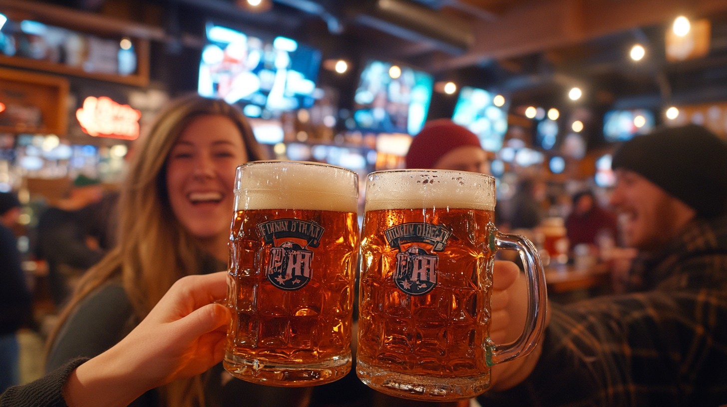 Free Cheers with beers Image - Beer, Friends, Bar | Download at StockCake