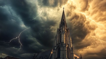 Free Stormy Gothic Cathedral Image - Stormy, Gothic, Cathedral ...