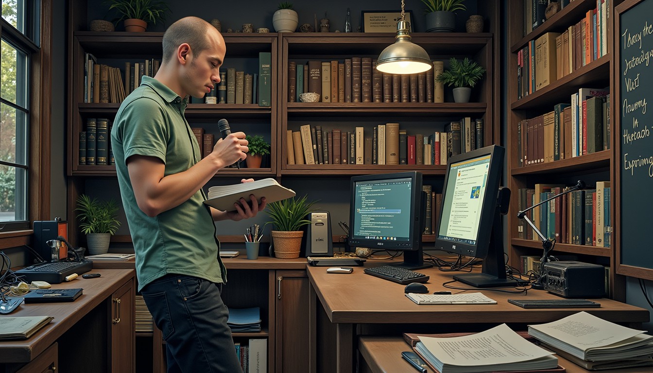 Free Literary home workspace Photo - Library, Workspace, Books ...