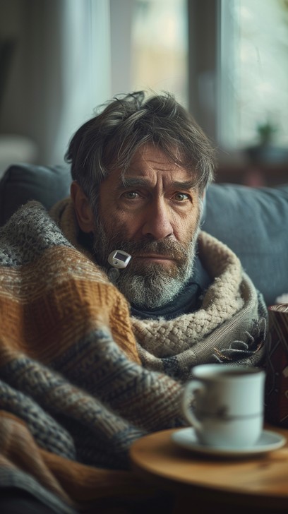 Free Cozy Indoor Moment Image - Man, Blanket, Indoor | Download at ...
