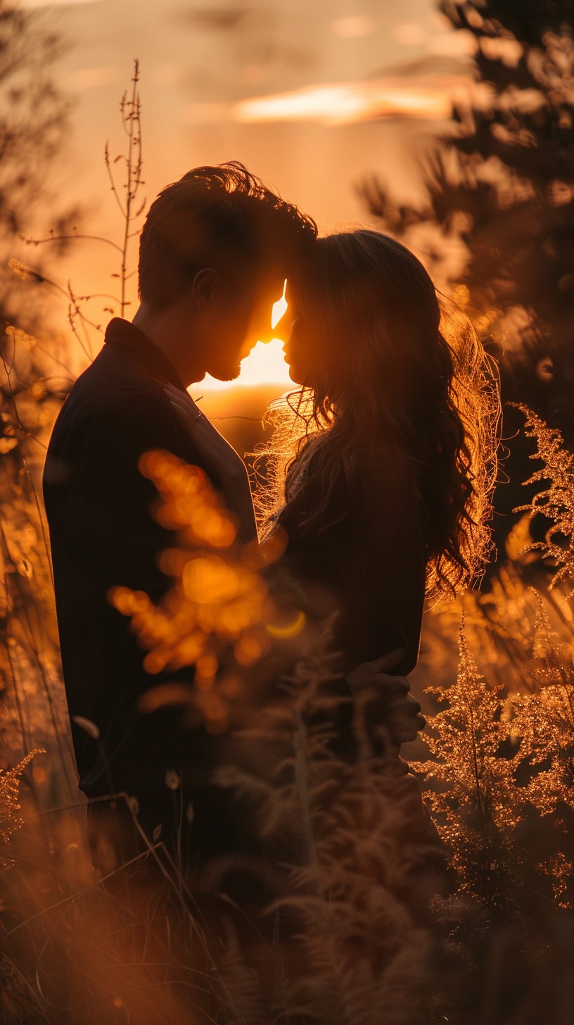 Free Sunset Romantic Embrace Image - Sunset, Love, Couple | Download at ...