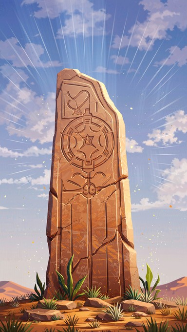 Desert Rune Free Ancient Desert Monument Image - Ancient, Desert, Monument ...