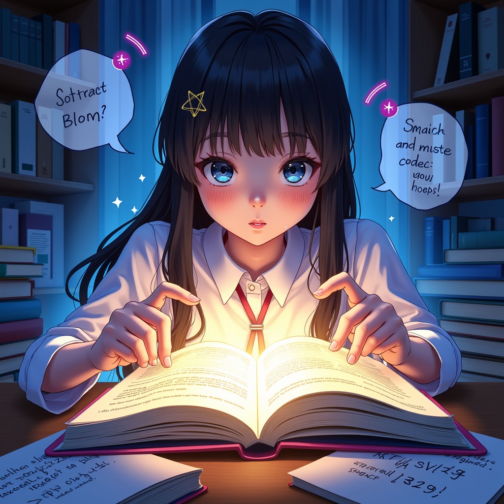 Download Magical Study Session Image - Anime, Student, Study | StockCake