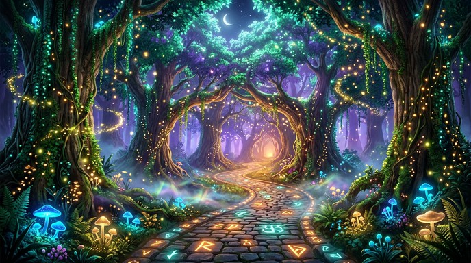 Free Enchanted Forest Pathway Image - Forest, Pathway, Magical ...