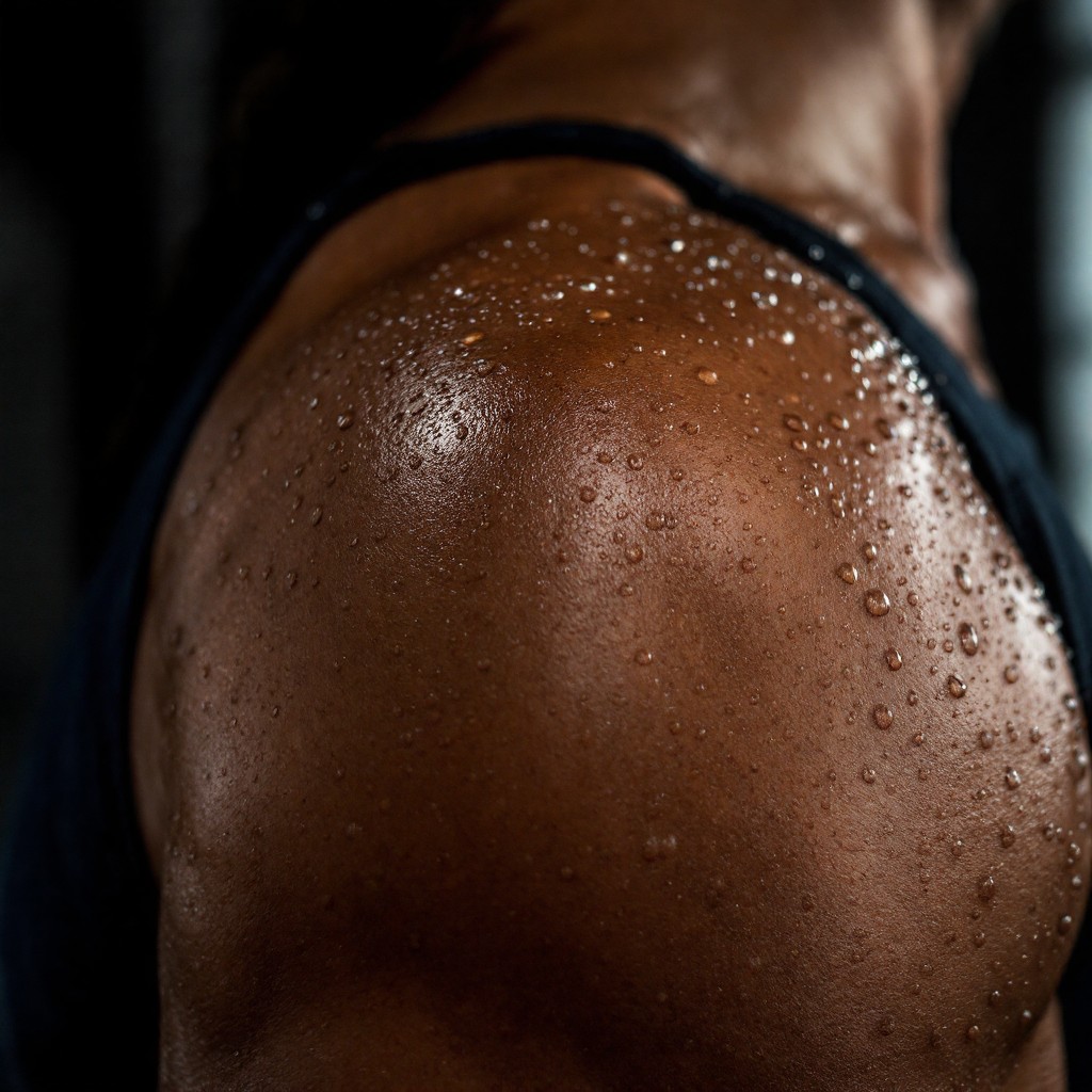 Strength Dripping Free Strength Through Droplets Image - Athletic, Powerful, Muscular ...
