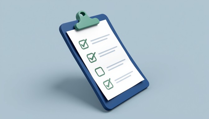 Free Floating Geometric Checklist Image - Clipboard, Checklist, 3d ...