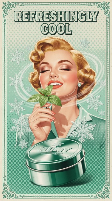 Mint Advertisement Free Retro Mint Advertisement Image - Vintage, Retro, 1950s | Download ...