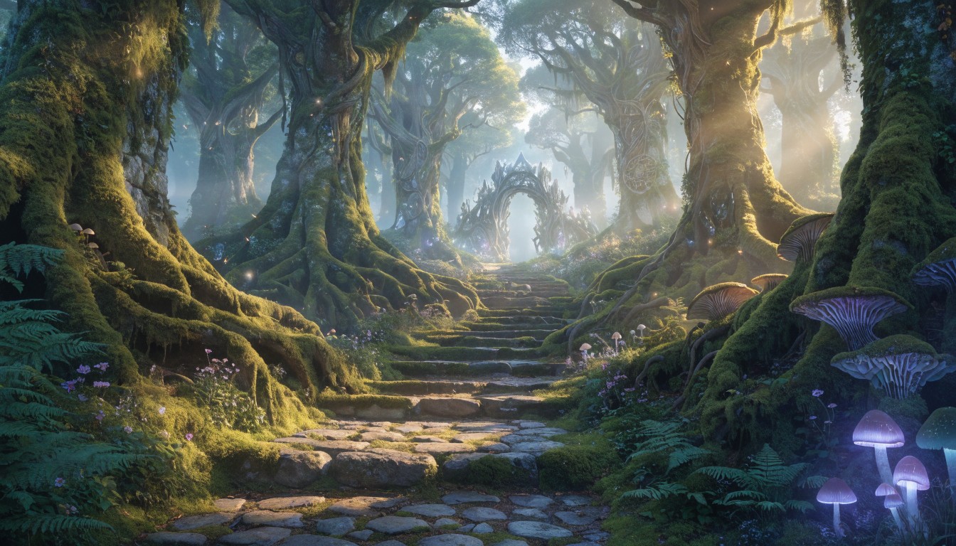 Free Enchanted Forest Pathway Image - Enchanted, Forest, Pathway ...