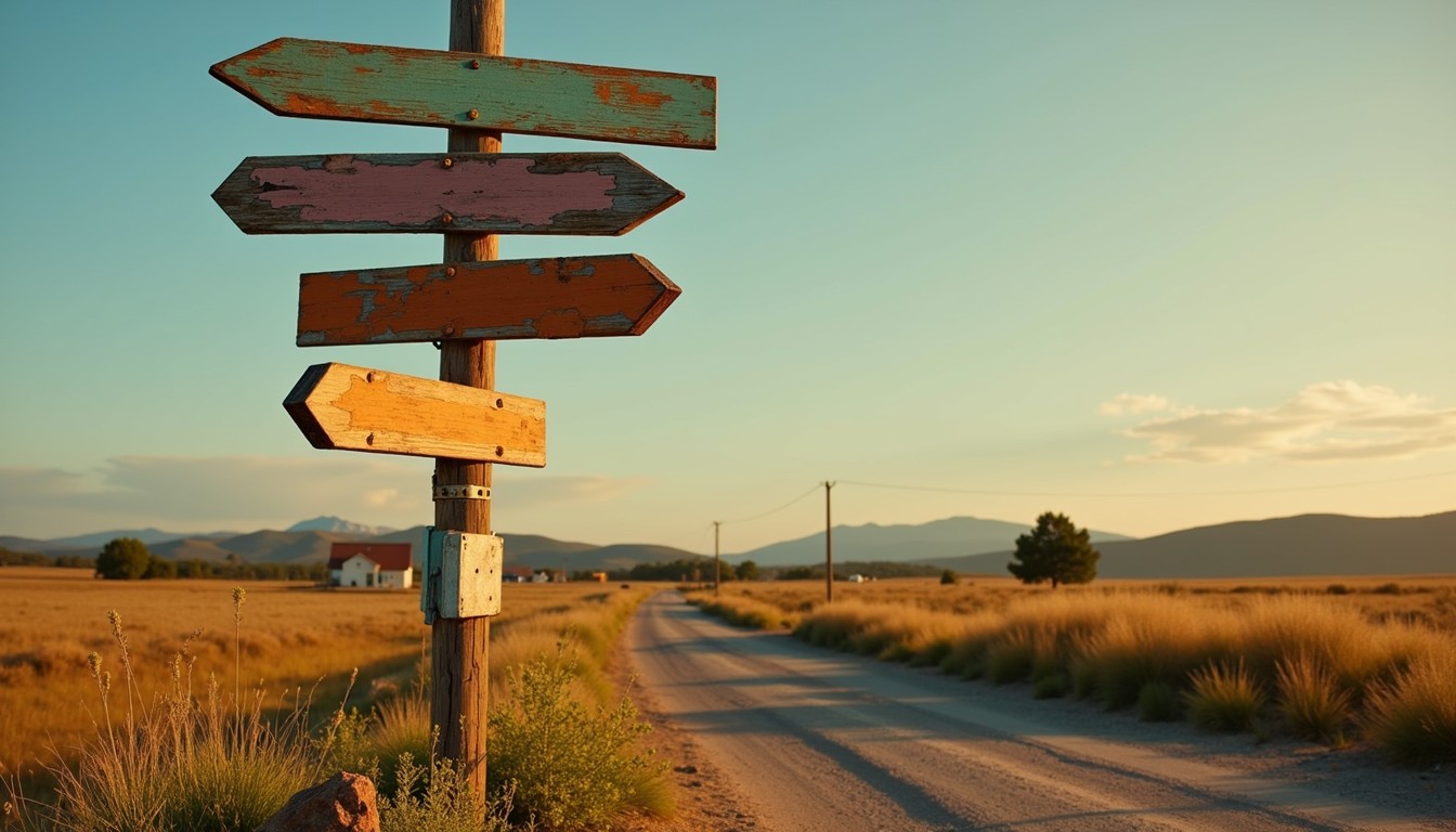 Free Directions in Gold Image - Signpost, Crossroads, Rural | Download ...