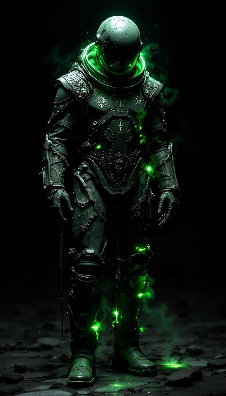 Free Haunted Space Relic Image - Spacesuit, Gothic, Green | Download at ...