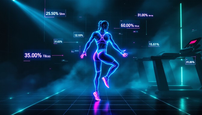 Free Neon Fitness Revolution Image - Fitness, Neon, Futuristic ...