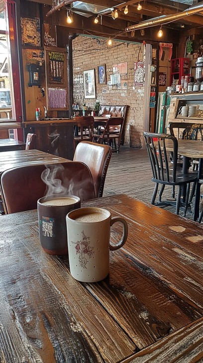 Free Cozy coffee spot Image - Coffee, Cafe, Rustic | Download at StockCake