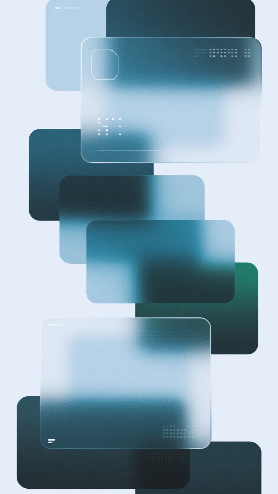 Free Flowing Interface Layers Image - Translucent, Cascading, Geometric ...