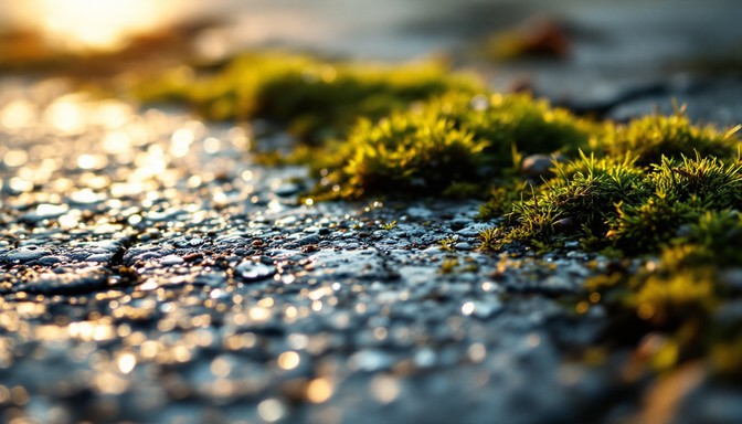 Free Moss Meets Morning Image - Moss, Dew, Macro | Download at StockCake