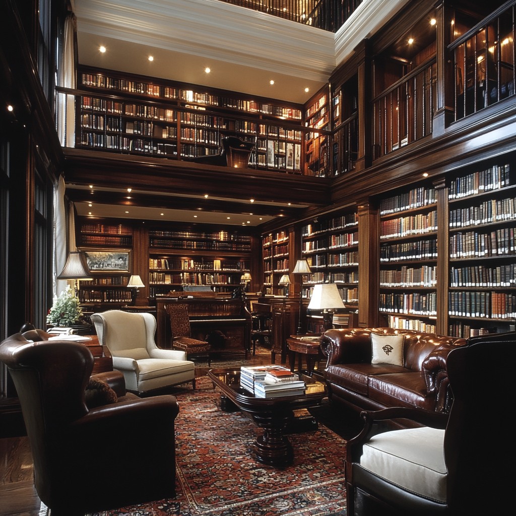 Free Elegant library interior Image - Library, Elegant, Interior ...