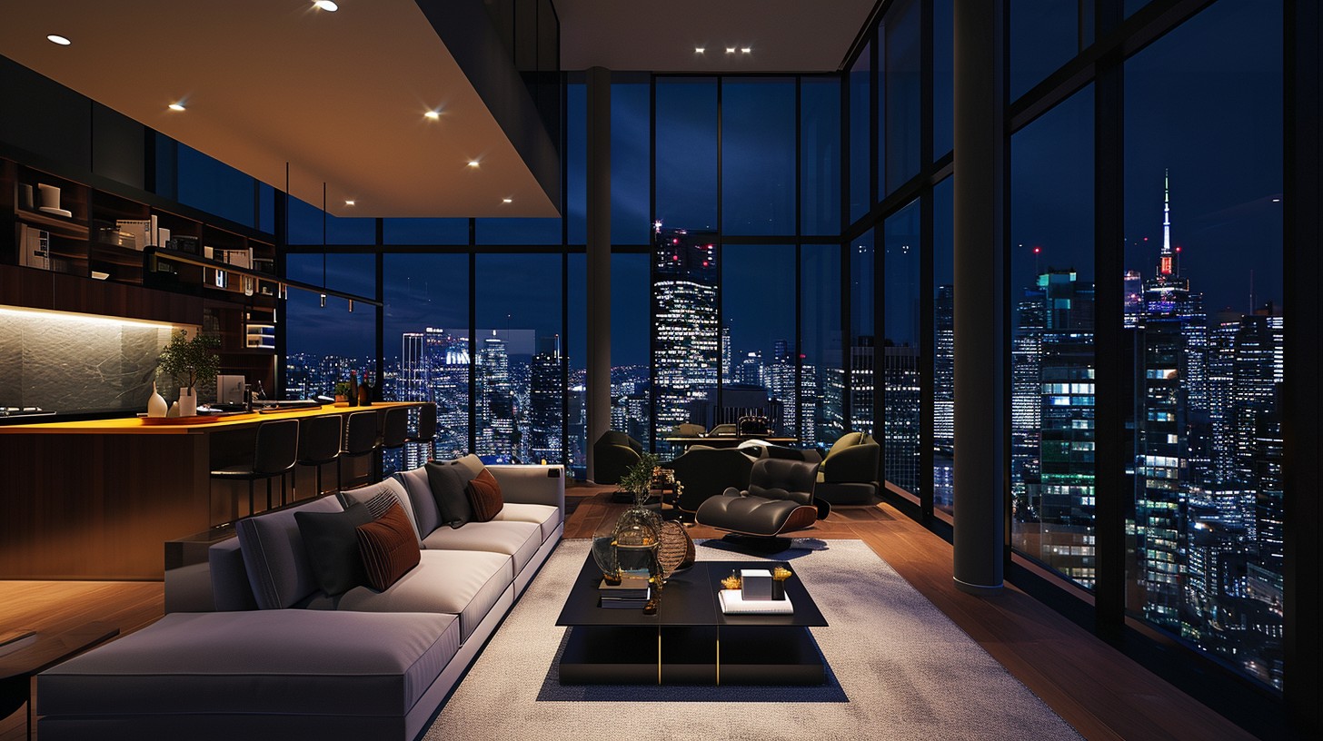 Download City View Apartment Image - Apartment, Cityscape, Luxury ...