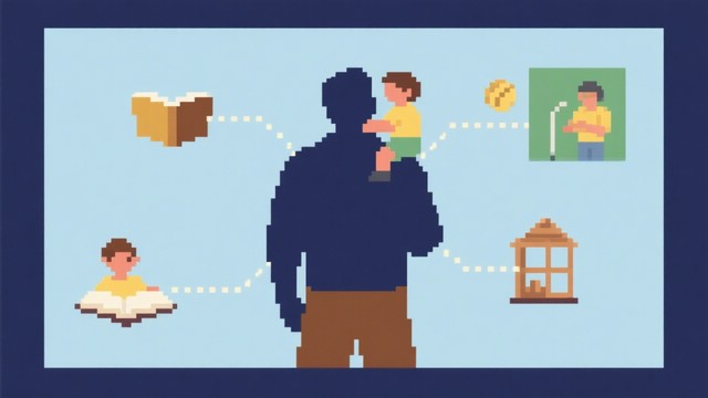 Free Pixelated Paternal Bond Image | Download at StockCake
