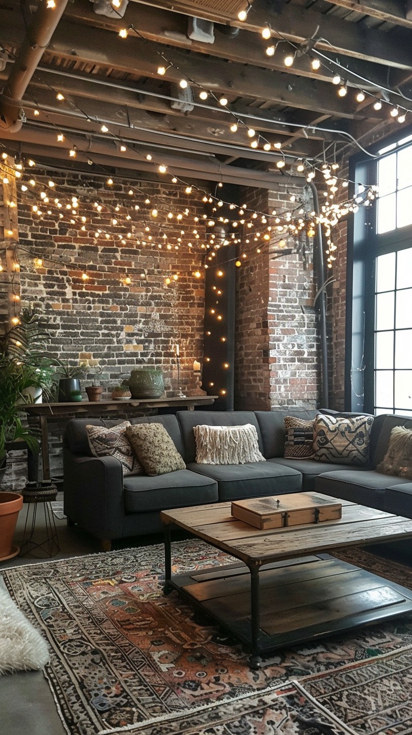 Free Cozy Interior Space Image - Interior, Cozy, String-lights ...