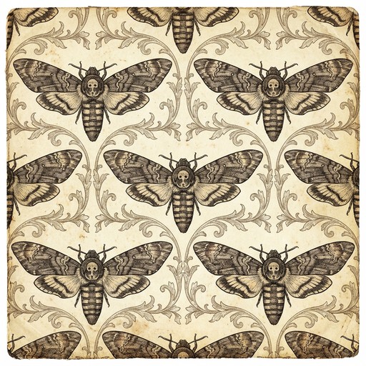 Free Vintage Moth Pattern Image - Pattern, Moth, Vintage | Download at ...
