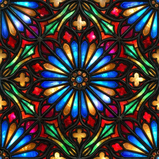 Free Stained Glass Radiance Image - Stained, Glass, Geometric ...