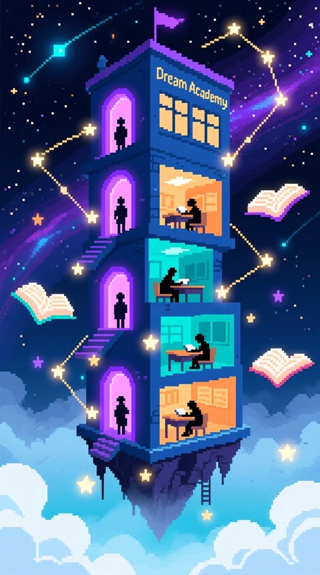Free Floating Dream Academy Image - Academy, Floating, Cosmic ...