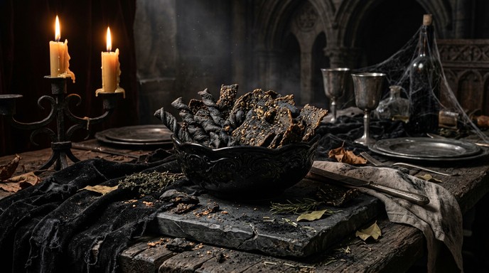 Table Crumbling Free Dark Gothic Feast Image - Gothic, Dark, Moody | Download at StockCake